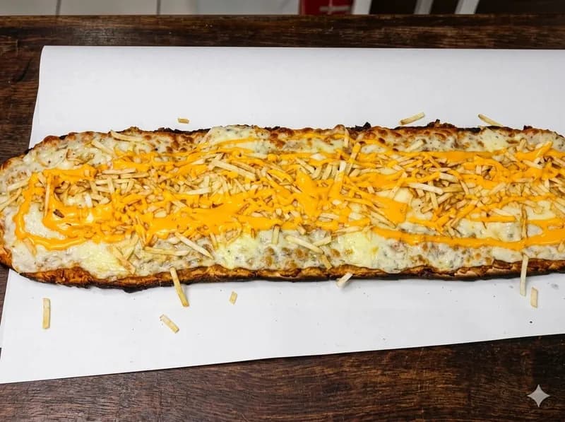 Medio metro de lehmeyún con muzzarella